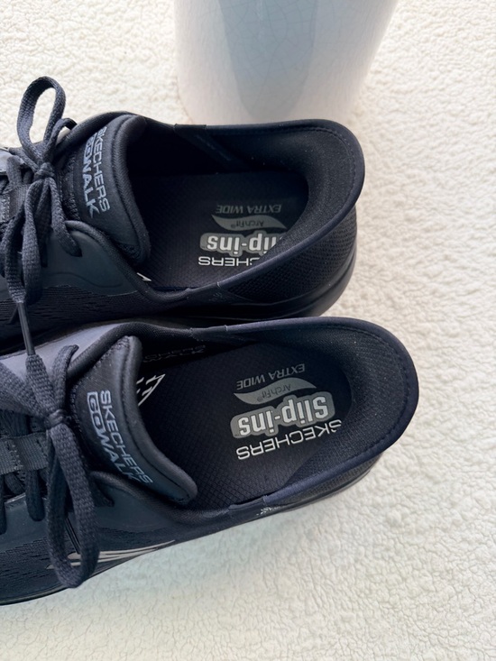 Skechers GOwalk Arch Fit Mens Black Lace Athletic Sneakers Shoes Size 11.slip in - Picture 6 of 7